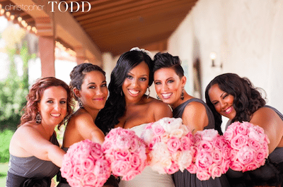 The honor of being a bridesmaid. Image provided by Christopher Todd Studios