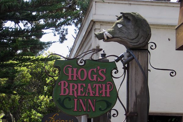 Clint Eastwood's famous Hog's Breath Inn is just one of the many fine places to dine.