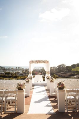 Laguna Cliffs Marriott - Outdoor wedding ceremony