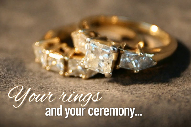 Your Rings and your ceremony - Clint Hufft - WeddingCompass.com