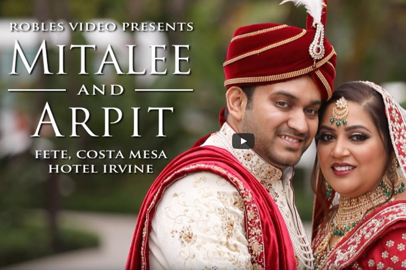 Hotel Irvine - Robles Video - Mitalee & Arpit - Real Wedding - WeddingCompass.com